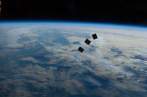 Surreal photos: CubeSats launched from the space station