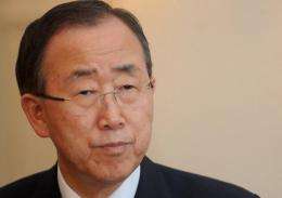 UN chief Ban Ki-moon has highlighted the 'grave threat' from pollution, excessive fishing and global warming