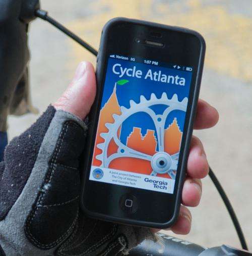 Cycling app to assist city of Atlanta