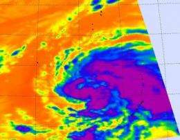 NASA sees Tropical Storm Sanvu continue to intensify