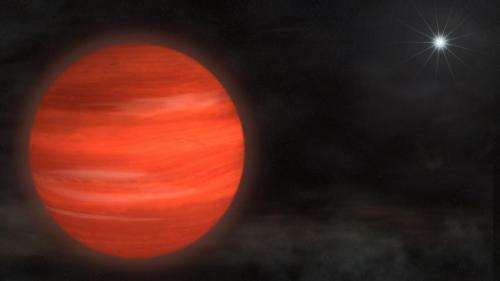 Astronomers directly image massive star's 'super-Jupiter'