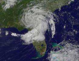 NASA satellites watch Tropical Storm Beryl