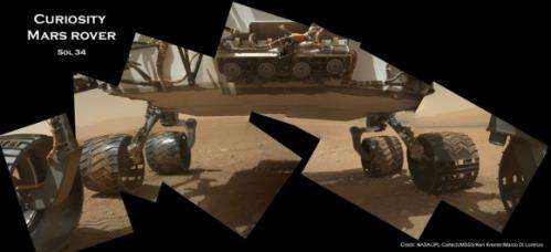 Curiosity celebrates 90 Sols scooping Mars and snapping amazing self-portrait with mount sharp
