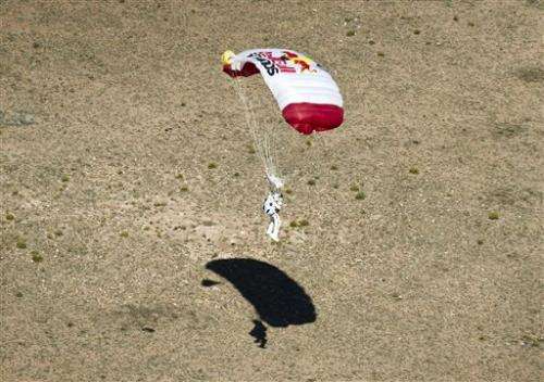 Daredevil's sky jump provides global moment of awe
