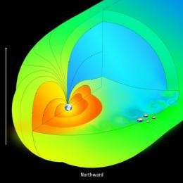 Earth's magnetosphere behaves like a sieve