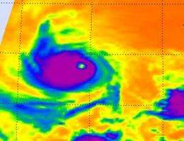 NASA's Aqua satellite providing 2 views of Hurricane Emilia
