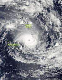 NASA sees Tropical Cyclone Jasmine over Vanuatu and New Caledonia