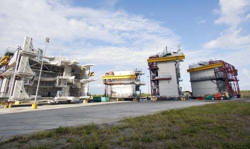 NASA's vehicle assembly building prepared for multiple rockets
