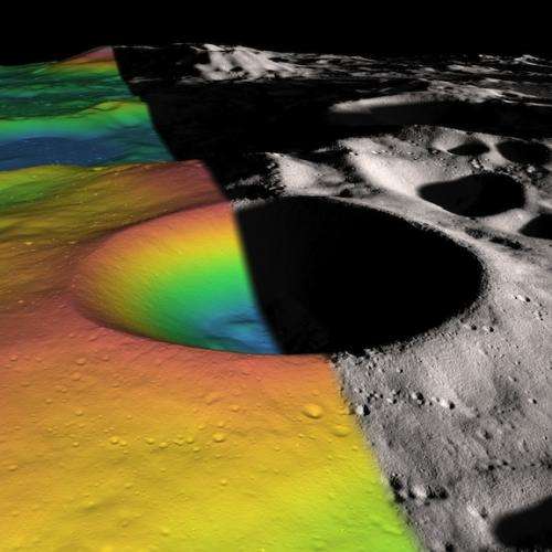 Researchers Estimate Ice Content of Crater at Moon's South Pole