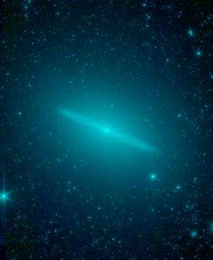 Spitzer finds galaxy with split personality