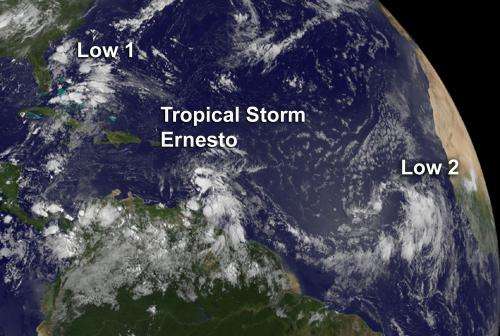 Tropical Storm Ernesto was an unwelcome visitor in St. Lucia