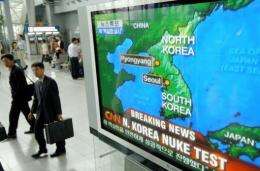 2006 North Korea explosion was detected at a magnitude 4.1 and was believed to be around one kiloton explosive yield