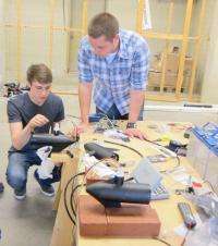 Students design underwater robot that does more than score points