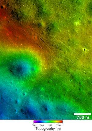 Lunar Reconnaissance Orbiter reveals recent geological activity on the Moon