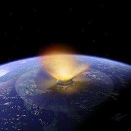 Splatters of molten rock signal period of intense asteroid impacts on Earth