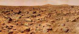 Study shows how to keep a Mars tumbleweed rover moving on rocky terrain