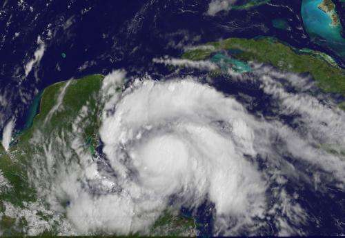 NASA satellites revealed Tropical Storm Ernesto's strongest side