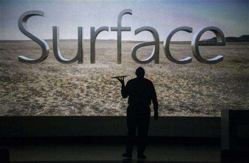 Microsoft's 'Surface' tablet aims for productivity