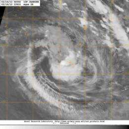NASA sees Tropical Cyclone Jasmine near Tonga