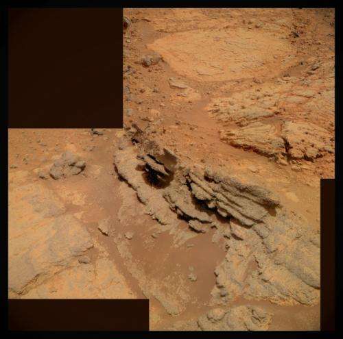 Opportunity rover finds intriguing new spherules at Cape York