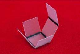 Origami inspires research into materials that self-assemble when exposed to light