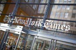 The New York Times said Wednesday it was launching a Chinese-language news website