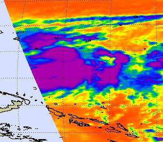 NASA sees Tropical Storm Bopha intensifying in Micronesia