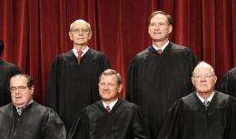 4 GOP-appointed justices control health law's fate (AP)