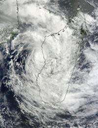 NASA sees Tropical Storm Irina still hugging Madagascar coast