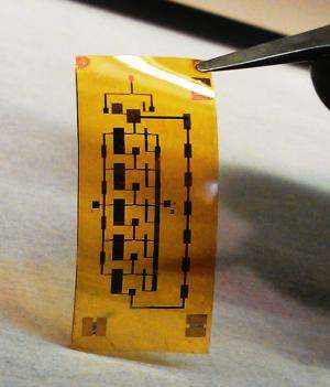 Penn researchers make flexible, low-voltage circuits using nanocrystals