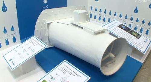 Company unveils small personal-sized hydroelectricity generator