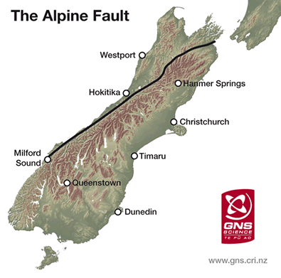 8000-year quake record improves understanding of Alpine Fault