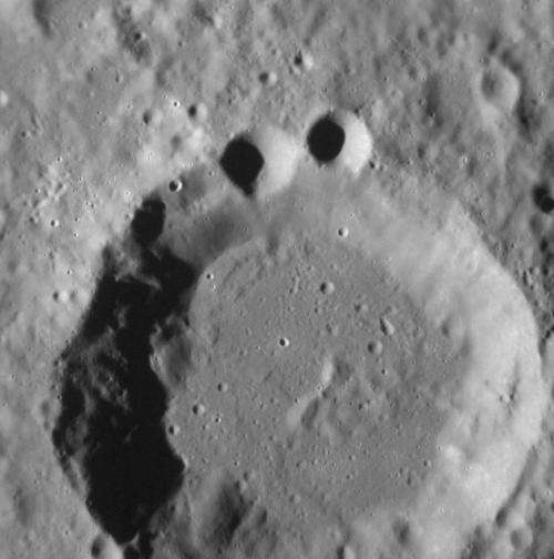 Cookie Monster Crater on Mercury