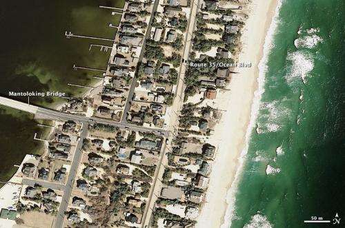 NASA images reveal how Hurricane Sandy changed coastline in New Jersey