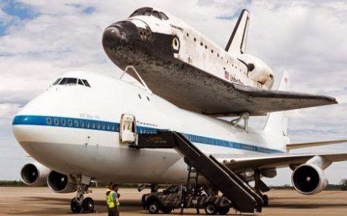 About 20 astronauts who flew to space aboard Discovery will escort it to the Smithsonian National Air and Space Museum