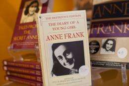 A copy of, "The Diary of a Young Girl: Anne Frank"