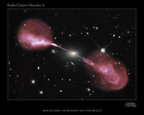 A multi-wavelength view of radio galaxy Hercules A