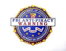 An FBI anti-piracy seal, to be displayed on digital and software intellectual property