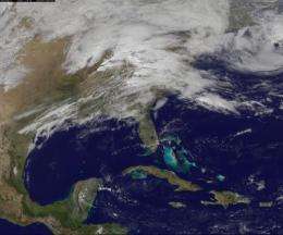 Another severe weather system seen on satellite movie from NASA