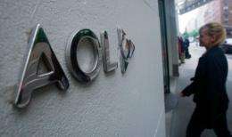 AOL posts a profit for the second quarter of $970.8 million
