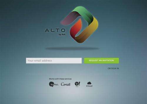 AOL wants to organize your email clutter with Alto