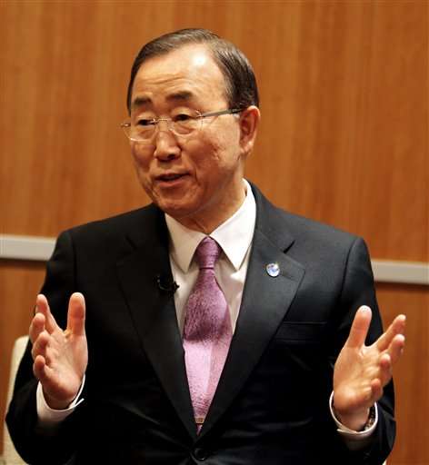 AP Interview: UN chief blames rich for warming