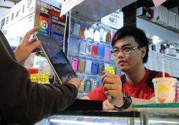 Apple started selling its sleek iPad in China in September 2010, after months of grey-market action