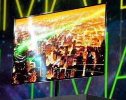 A Samsung 55-inch super OLED TV