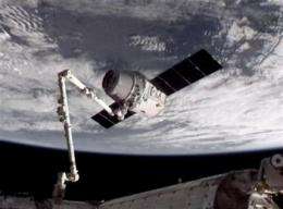 Astronauts enter world's 1st private supply ship (AP)