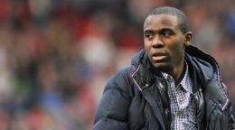 A student was jailed for 56 days for mocking English Premier League footballer Fabrice Muamba, pictured, on Twitter