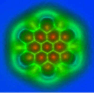 Atomic force microscope sees chemical bonds in individual molecules