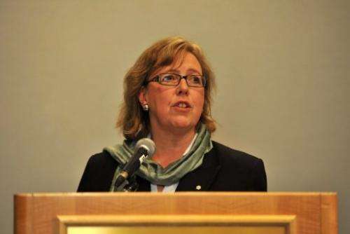 Canada's lone Green Party member of parliament, Elizabeth May