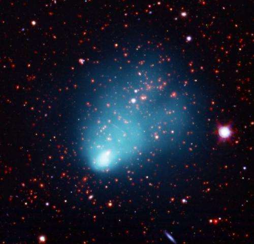 Chandra finds largest galaxy cluster in early universe