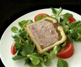 Chicken liver pat&eacute; is a potential source of food poisoning